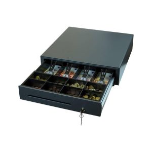 Gaveta Dinheiro Metálica Preta 4N/8M ZQ-C410F