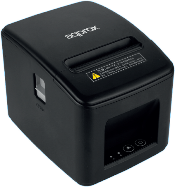 Impressora APPROX Térmica 203dpi 80mm, Preto - USB / RJ11/LAN