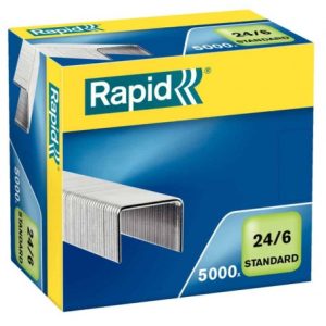 Agrafos 24/ 6 Rapid (2/ 20 Folhas) Cx5000un